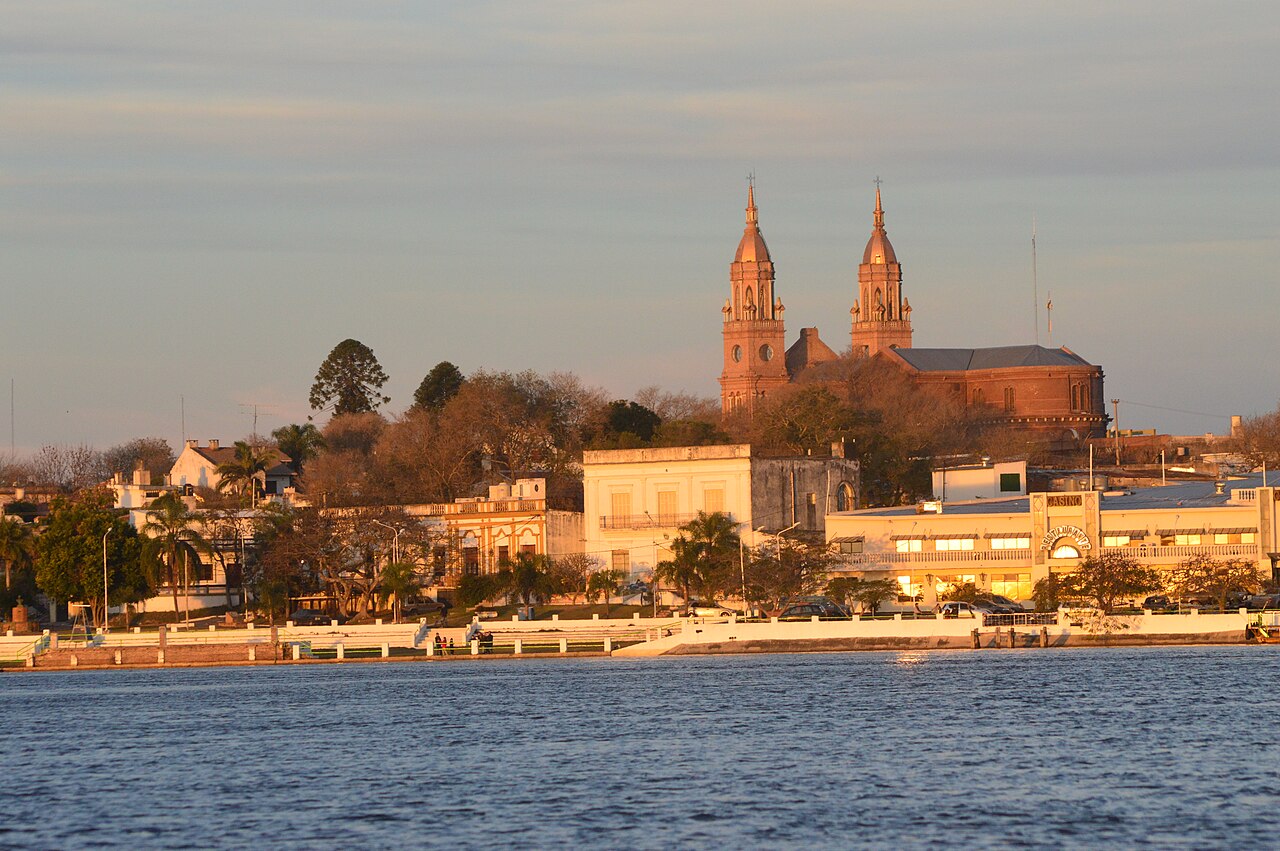 Vista de la localidad de Esquina, en Corrientes