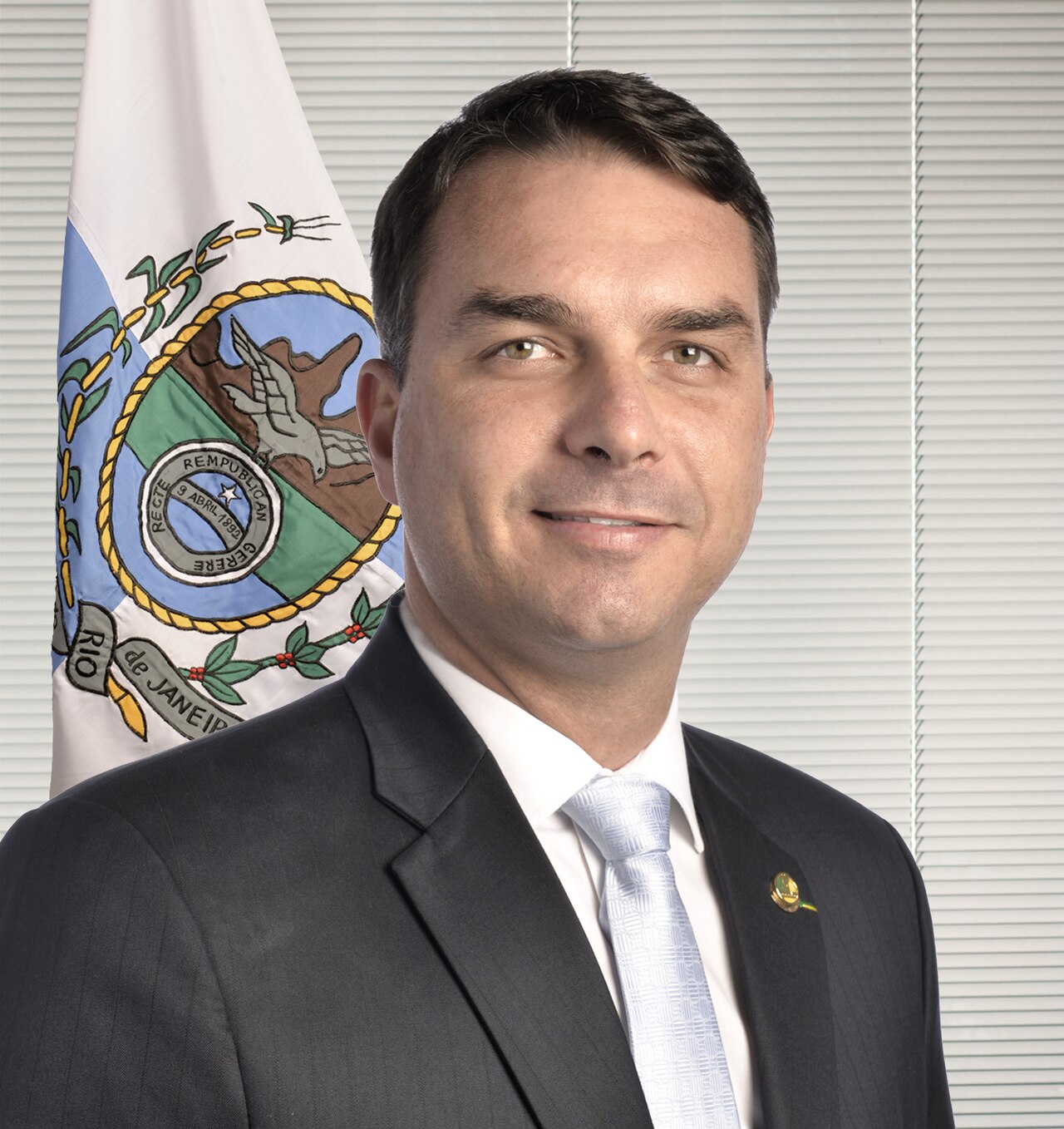 El senador brasileño Flávio Bolsonaro