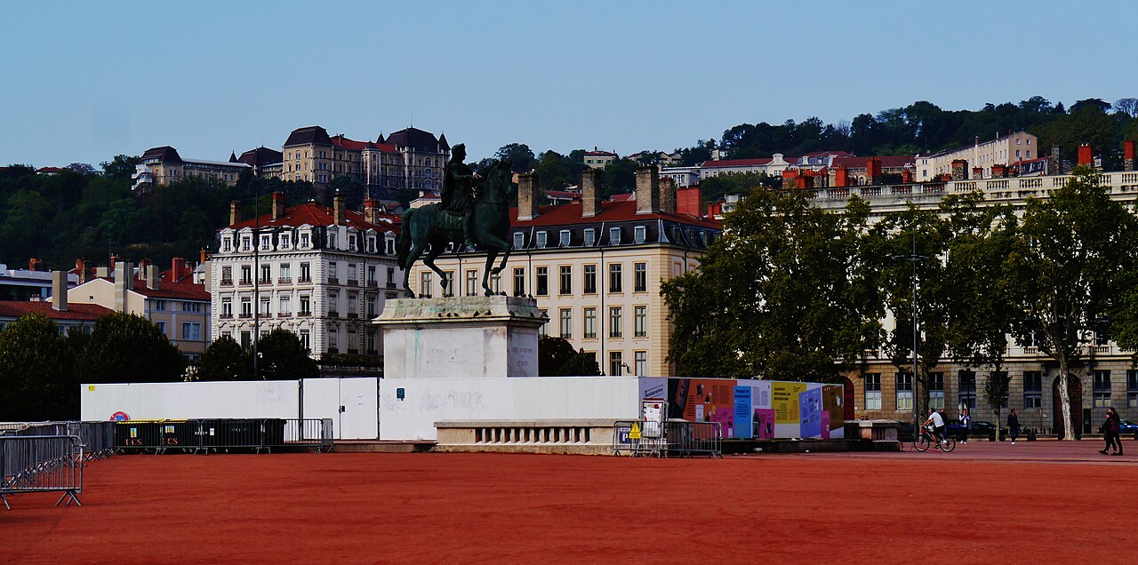 Plaza Bellecour, en Lyon