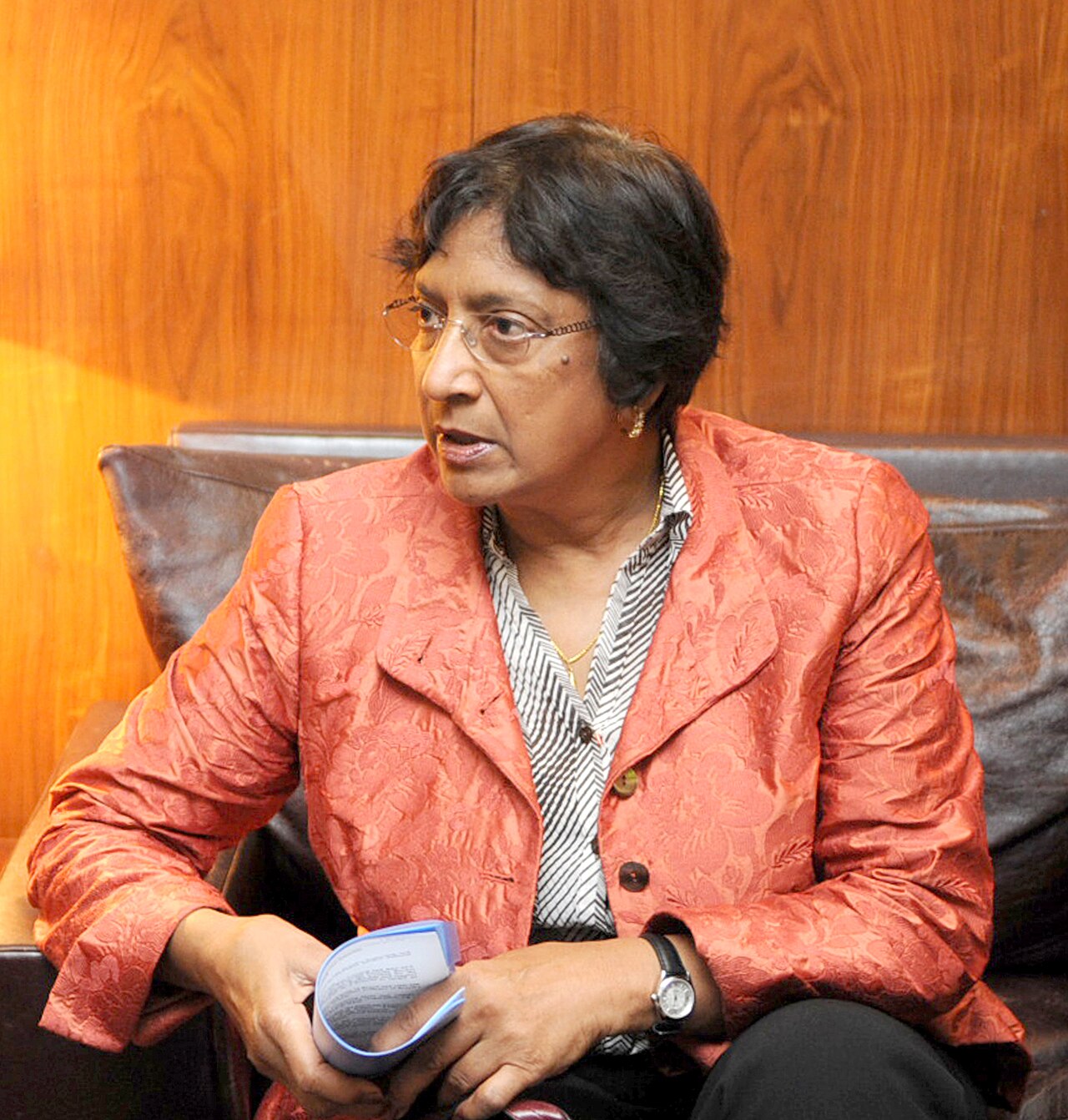 La jurista sudafricana Navanethem Pillay