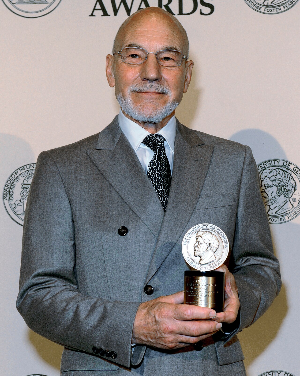 El actor Patrick Stewart