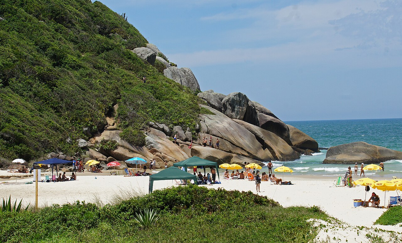 Praia Brava, en Florianópolis, Brasil