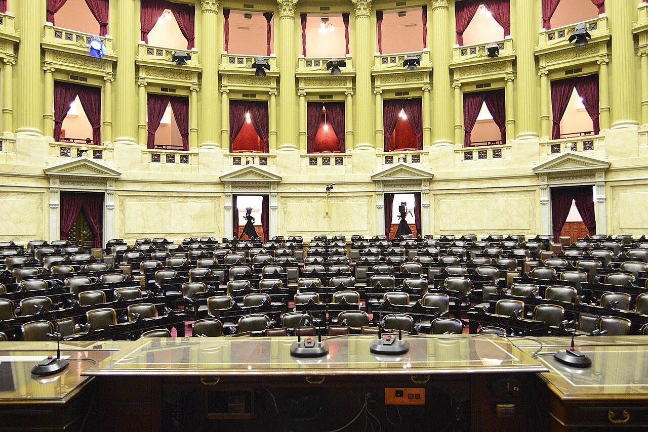 Recinto de la Cámara de Diputados de la Nación