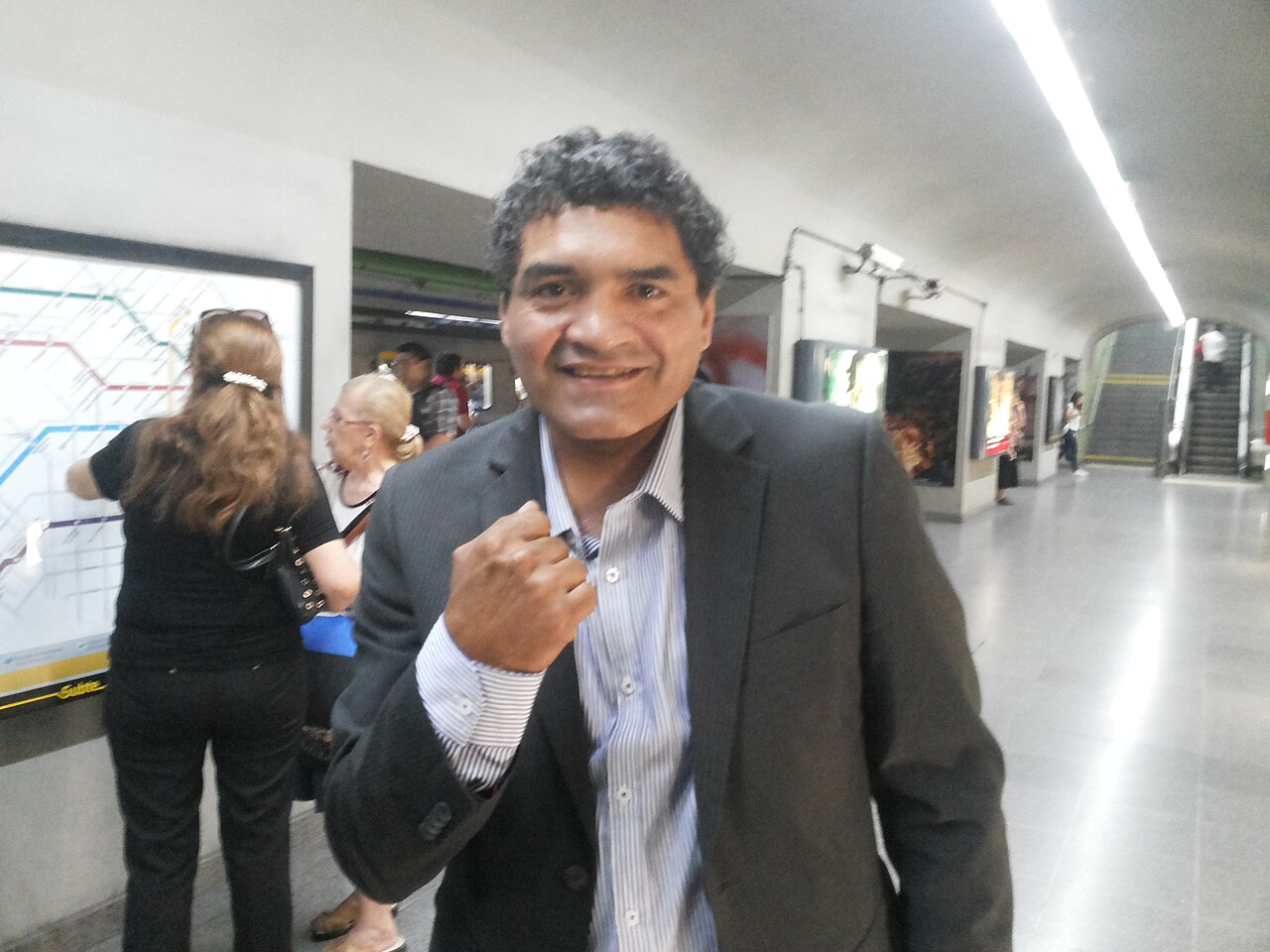 El exboxeador Jorge Roña Castro