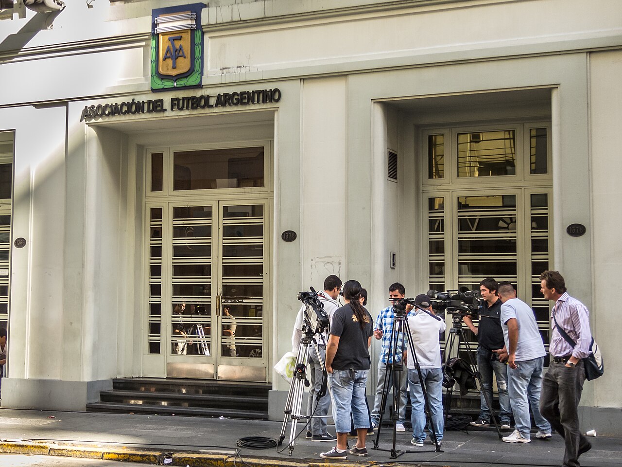 Sede de la AFA en Buenos Aires
