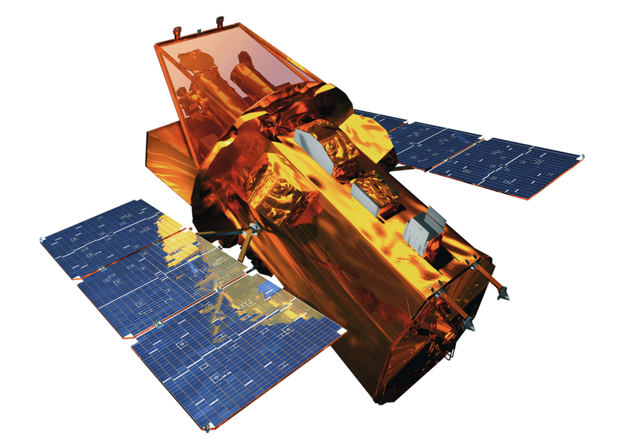 Ilustración del observatorio espacial Swift de la NASA